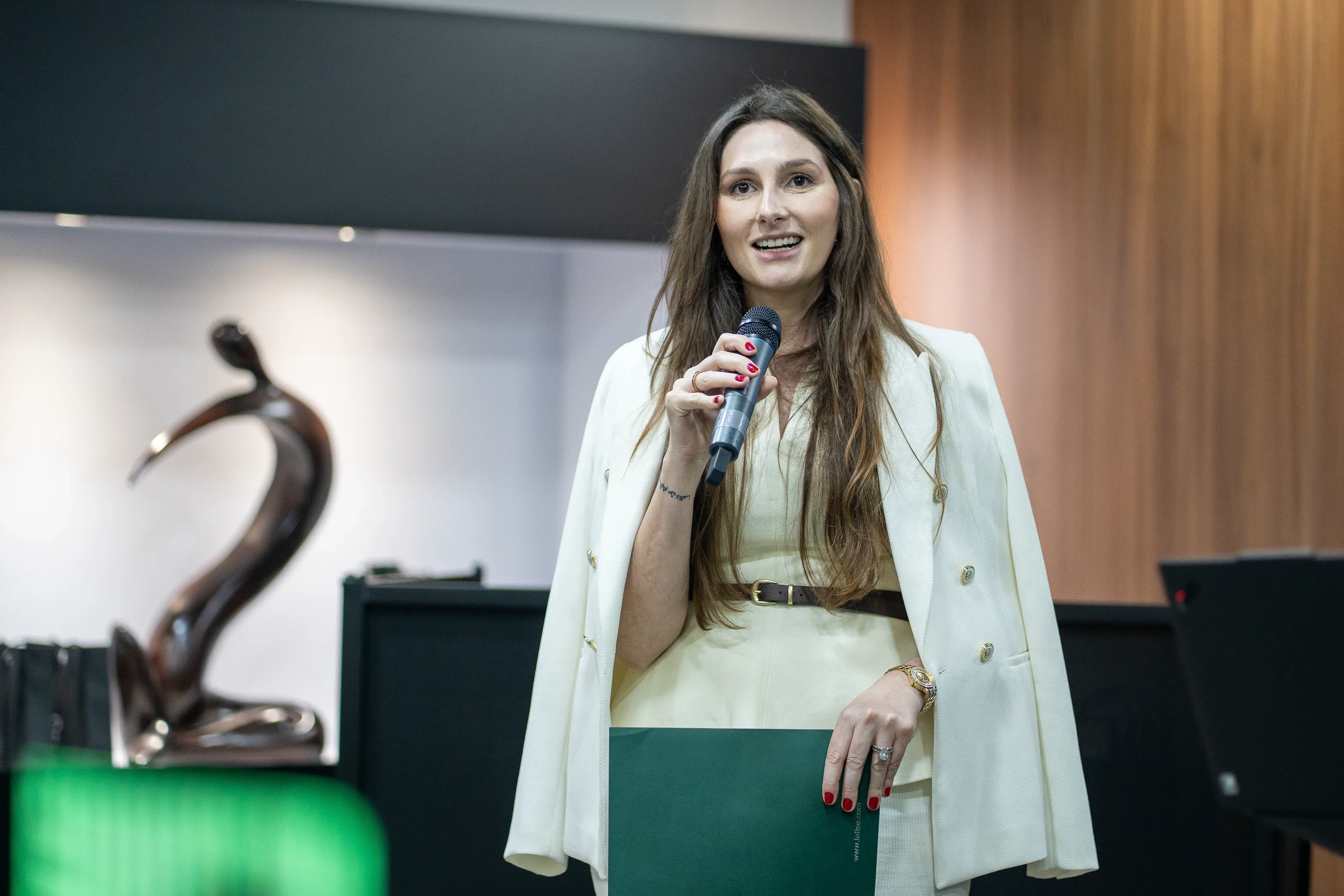 LAFISE Business Forum presenter during the opening