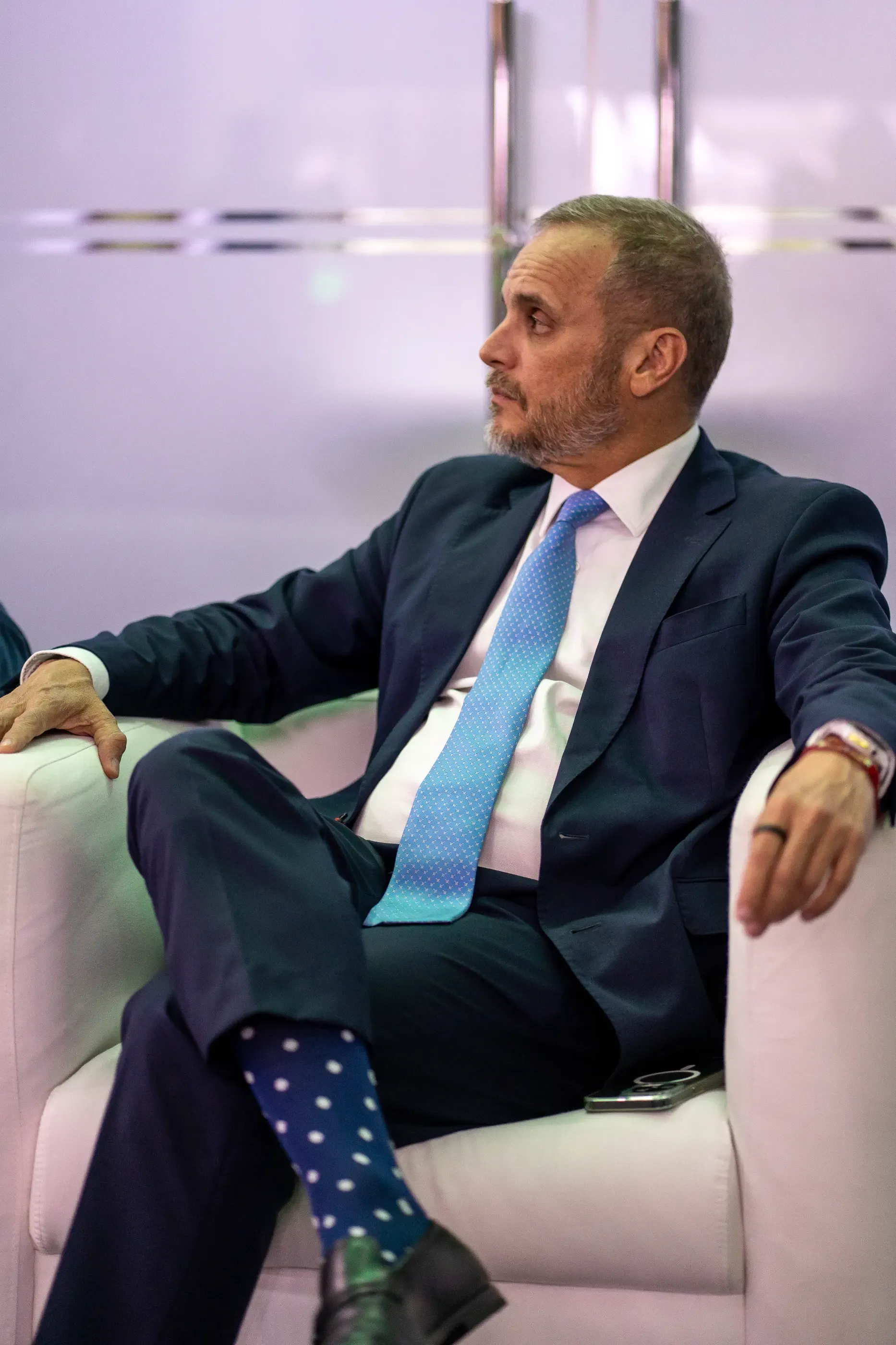 Guest executive during the business panel